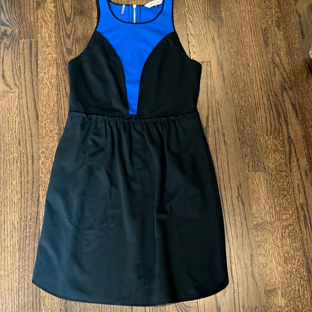 Rebecca Taylor Black Sheath Halter Mini Dress